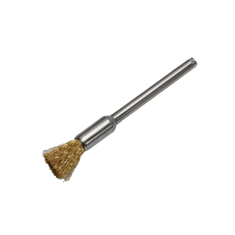 Wire Brush Brass Brush Abrasive Block Polishing Removal Brush Rotary Tools Stainless Steel Wire Brush Practical