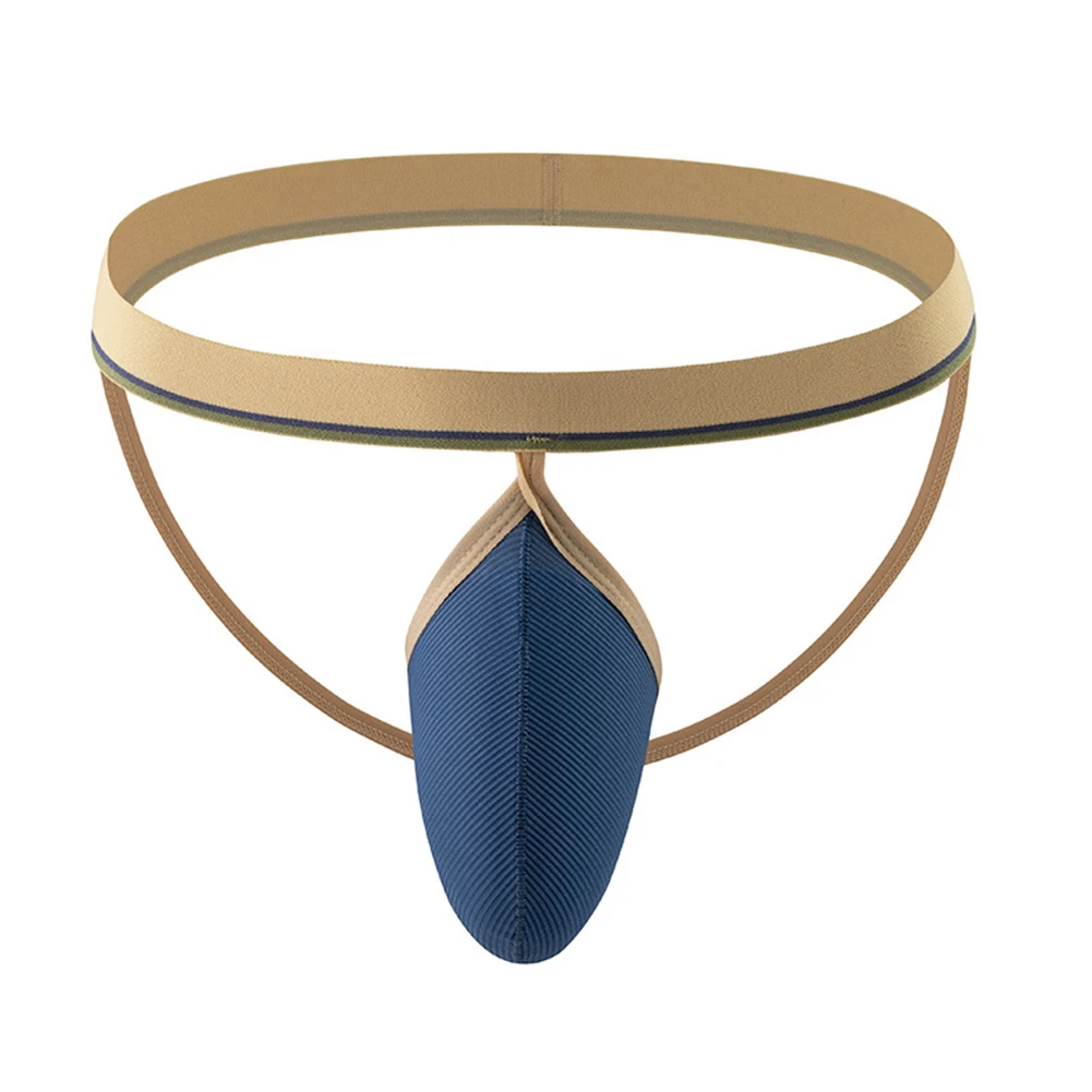 

Стринги T-back мужские, пикантное нижнее белье с пузырьковым мешочком, ажурные дышащие трусики-джоки, женское нижнее белье