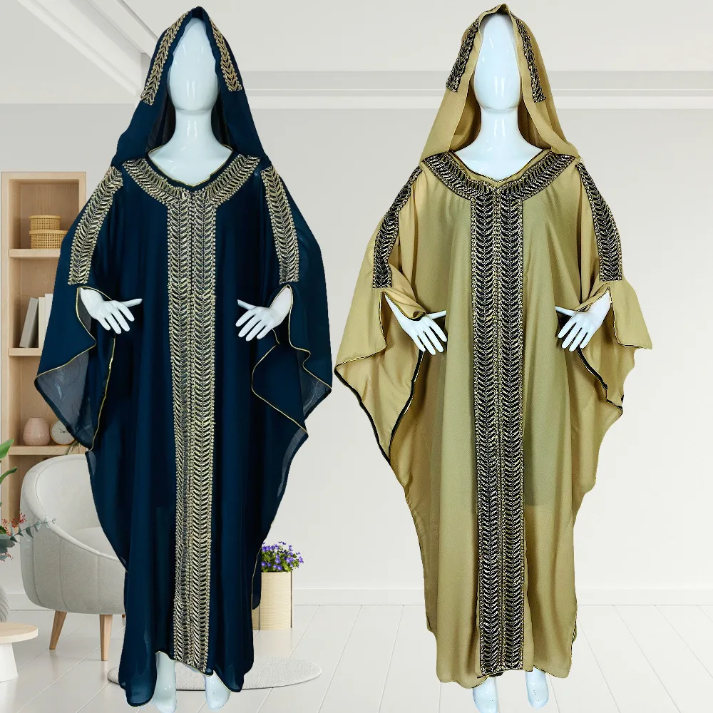 

Ramadan Abaya Dubai Kaftan Muslim Hijab Dress Dubai African Evening Dresses For Women Dashiki Robe Femme Caftan Islamic Clothing