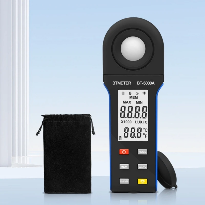 Precise Digital Illuminance Luxmeter Meter With Mobile Application For Comprehensive Light Studies Professional Lighting 2