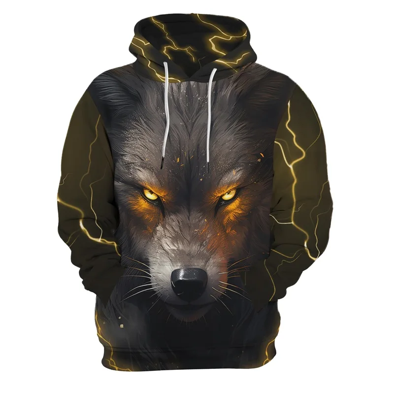 thumbnail image 1 of Sudadera con capucha con estampado 3D de dragón para hombre, sudaderas informales de gran tamaño, sudaderas con capucha de animales, ropa de calle, 1 of 5