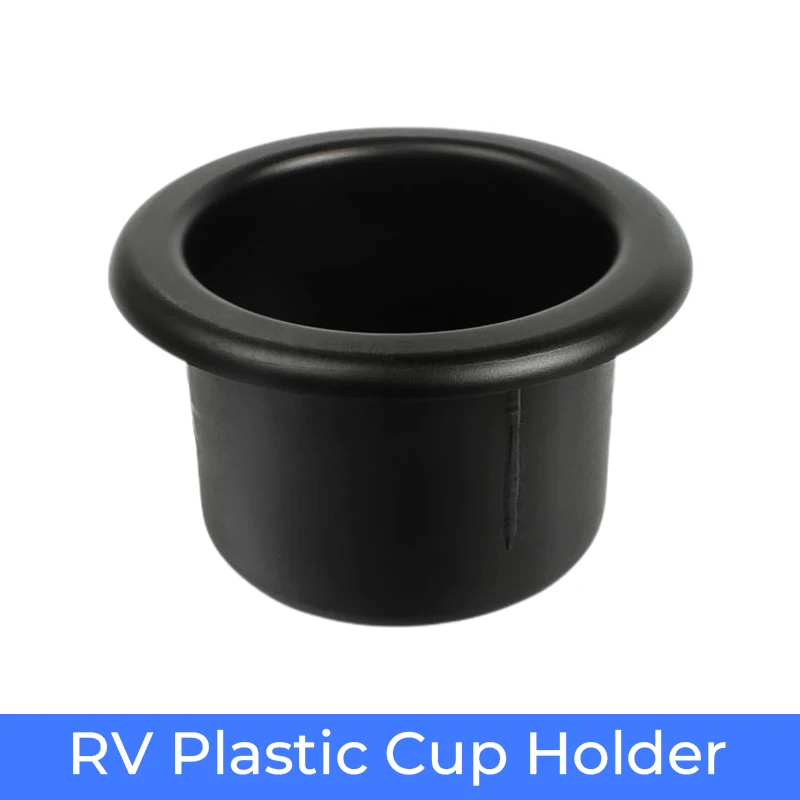 

Car Plastic Black Cup Water Drink Holder Car Interior Cup Holder Recessed For Auto RV Car Marine Boat Trailer