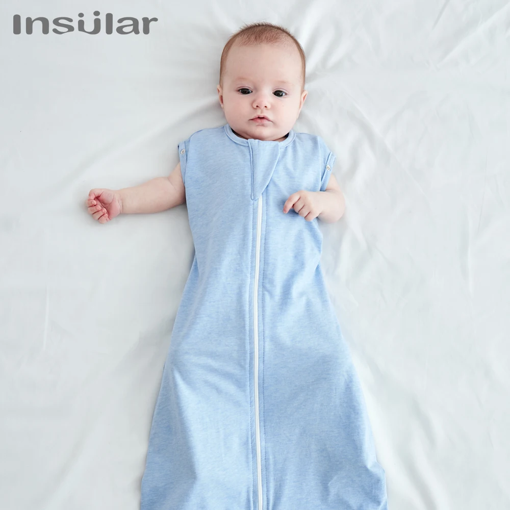 Newborn Baby Sleeping Bag 0-9 Months Newborn Cocoon Cotton Baby Raised Hand Anti-shock Swaddle Sleep Sacks Boys Girls Sleepwear 2