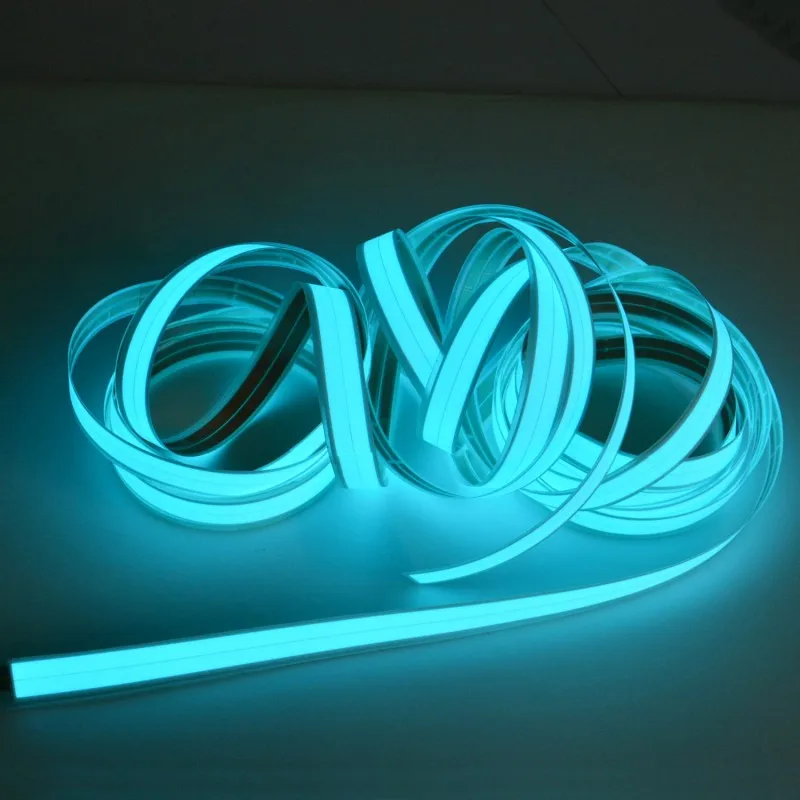 1M*1cm EL  LED Strip Light for DIY Flexible Neon Lights Glow Rope Party Decoration Tape Lamp USB 12V Battery Backlight Panel
