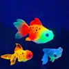 Glow In The Dark Artificial Aquarium Fishes Realistic Moving Floating Colorful Goldfish Fake Fish Ornament for Aquarium Tank 1