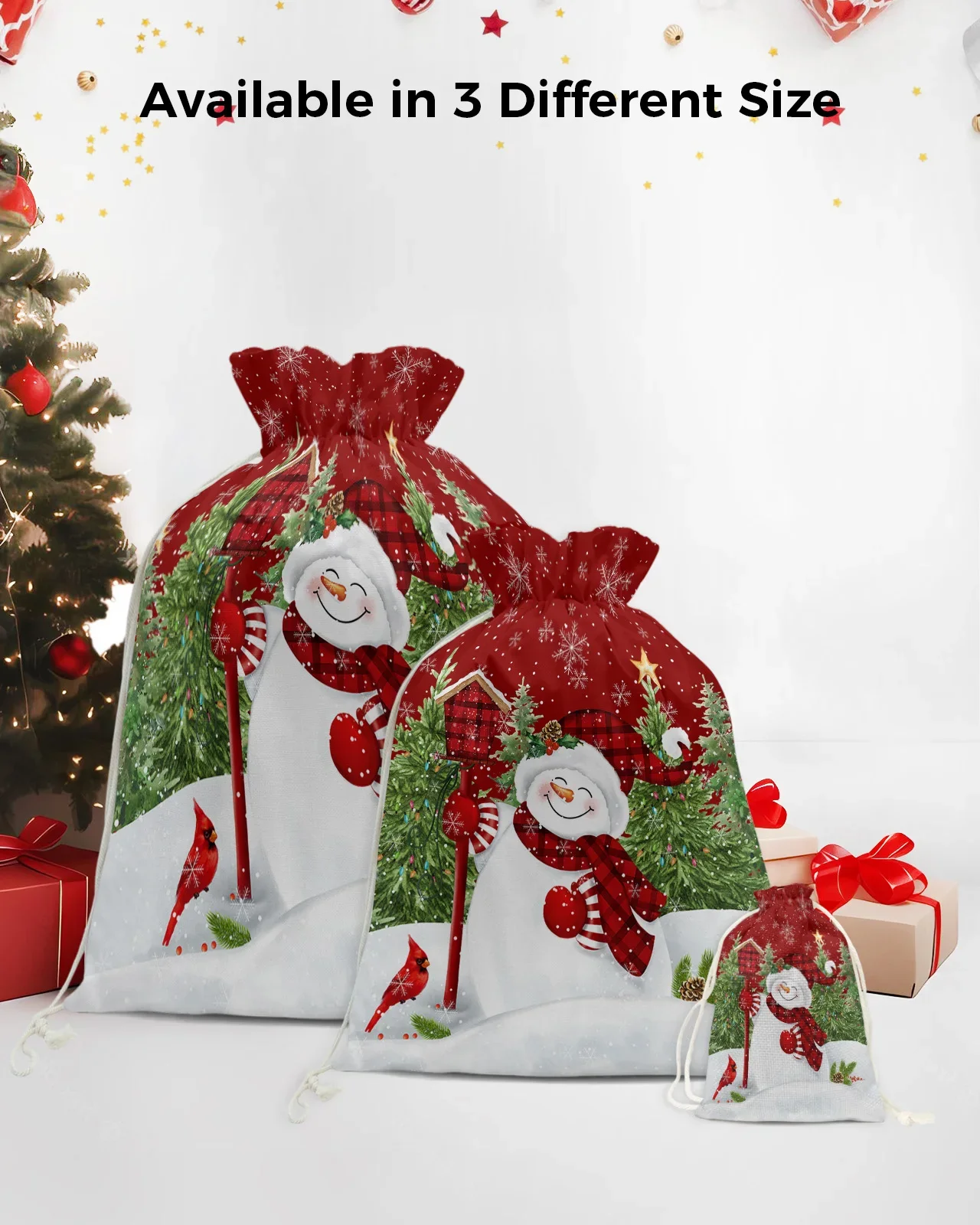 Christmas Snowman Holly Tree Mockingbird Candy Bags Santa Gift Bag Home Party Decorations Xmas Linen Gift Bags Packing Supplies 1 Christmas Snowman Holly Tree Mockingbird Candy Bags Santa Gift Bag Home Party Decorations Xmas Linen Gift Bags Packing Supplies 1