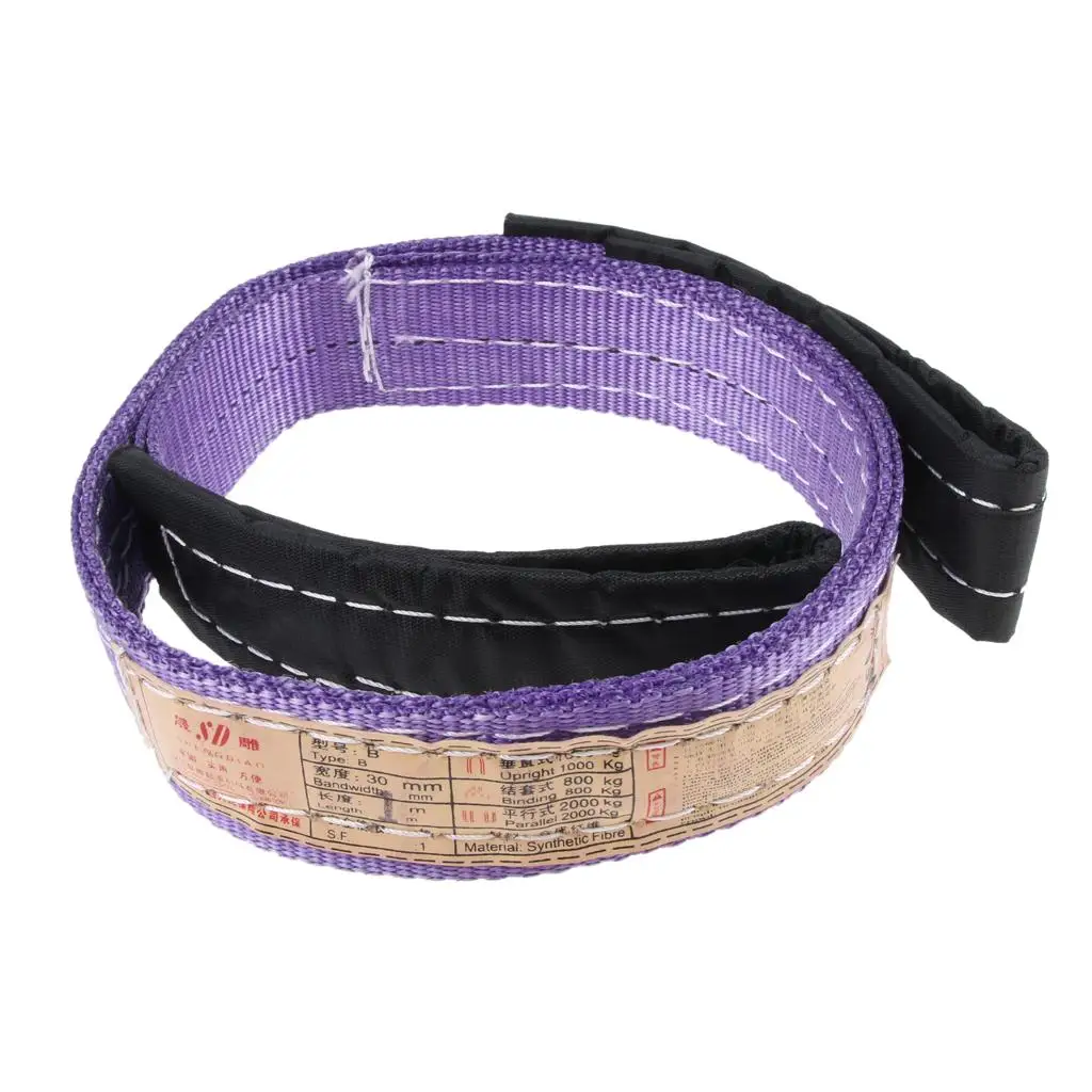 / 3.3ft 1 0kg Heavy Duty Tow Strap Rope Lifting Pull Cable Road , Pack of 2, wear-resistant, and reliable
