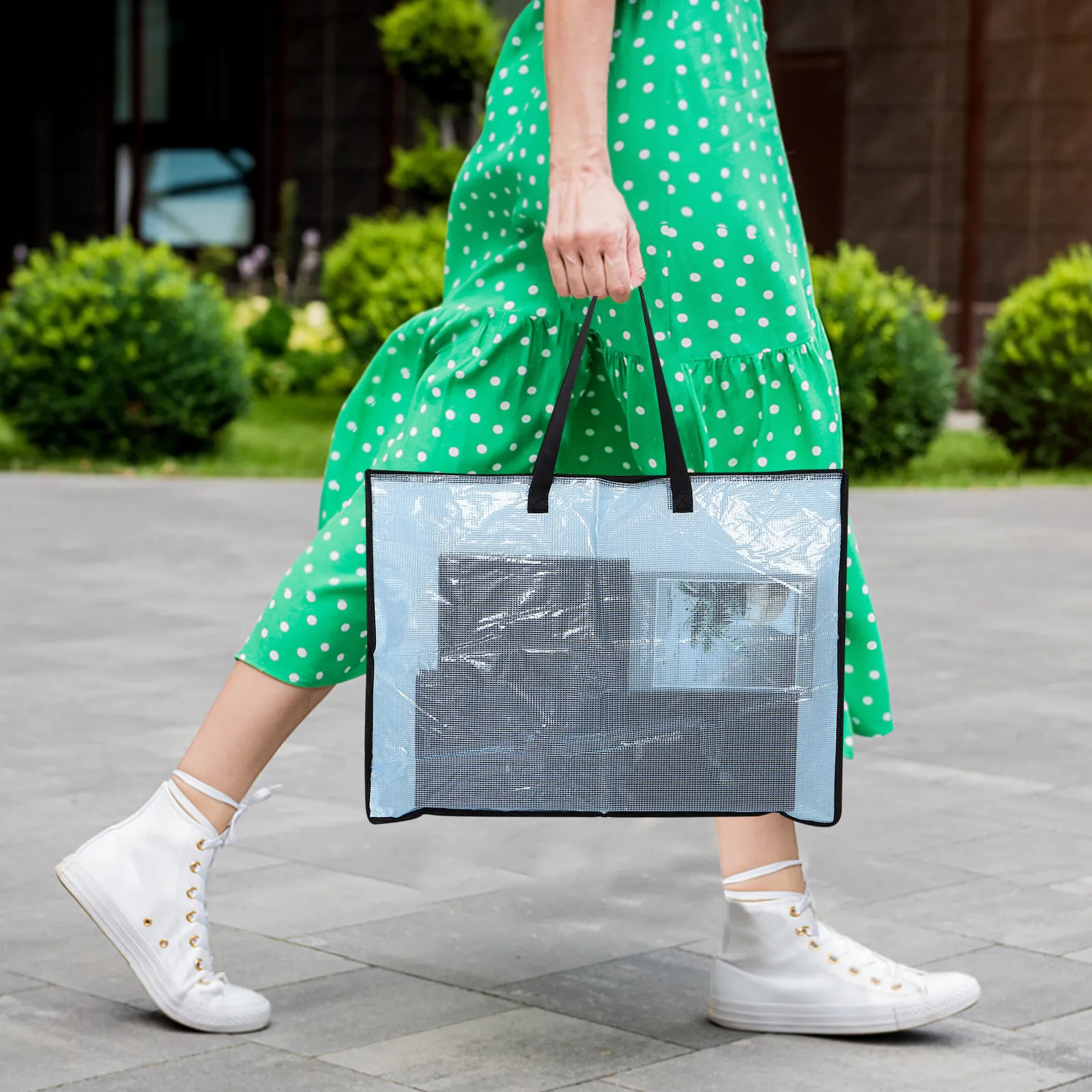 투명 지퍼 손잡이 아트 포트폴리오 케이스 아트워크 보관 정리 폴더 포스터 그림..