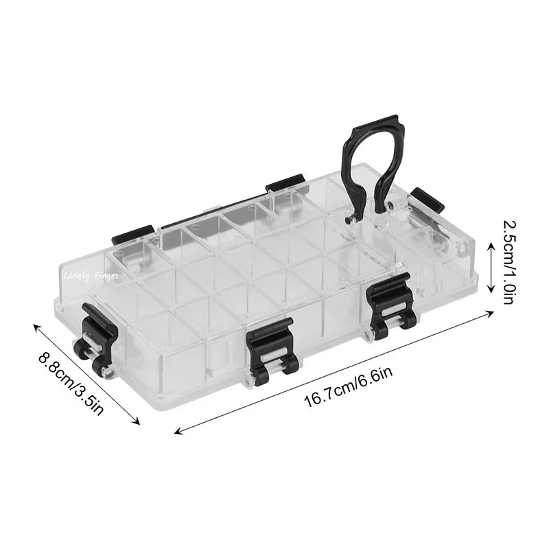24 Wells Watercolor Palette Box Paint Tray Box with 6 Sealed Locks Airtight Leakproof Travel Palette paint tray color palette watercolor palette