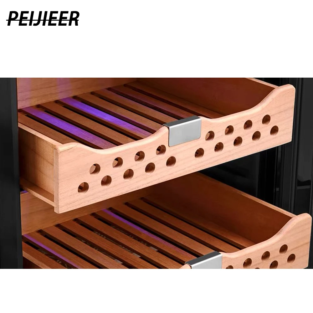Cabinet Electric Products Storage Electronic Cooler Seed Humidifier 1250 Cigars Display Cigar Humidor 5