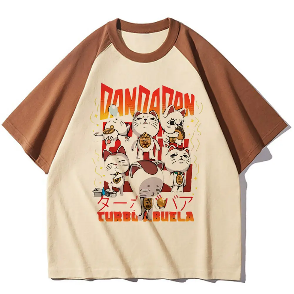 Dandadan Graphic Anime Women's Streetwear T-Shirt - Psychedelic Punk Pastel Design