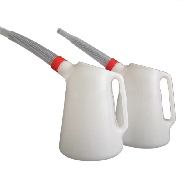 5L Oil Can Long Mouth Plastic Pot 5-liter Scaled Plastic Oil Can Boat Oil  Can Thicken Fueling Pot Oil Gun Fast Oiling - AliExpress