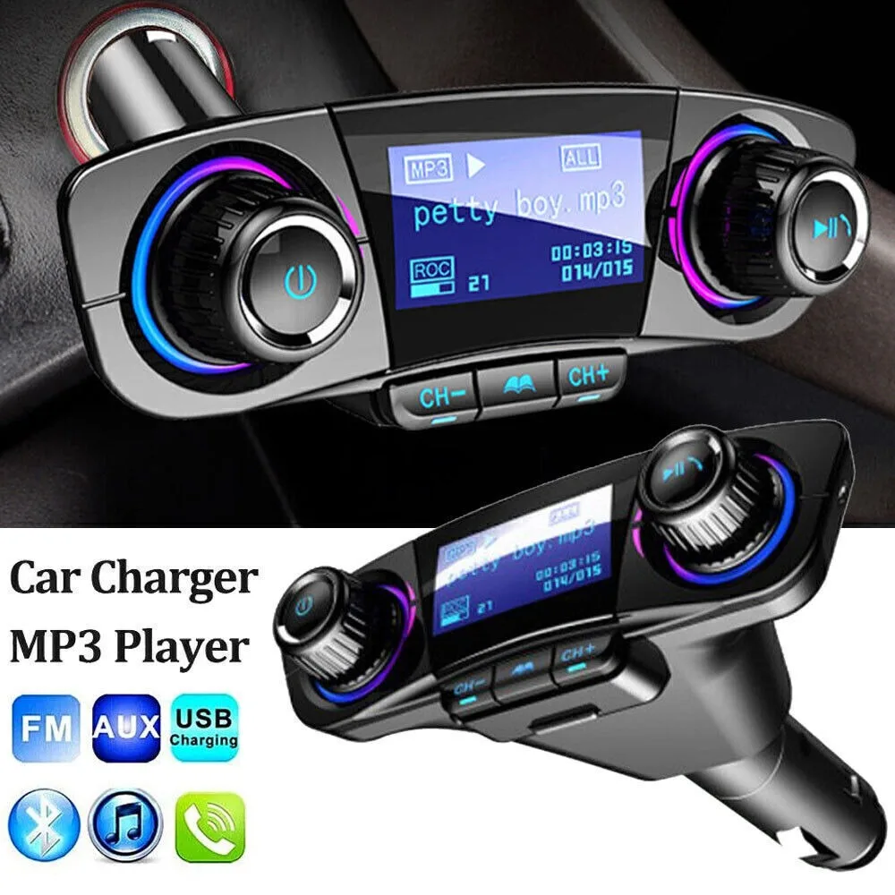 

Wireless Wireless Bluetooth Player Fast Charger Bluetooth 5.0 Bluetooth Autoradio Handsfree Car Adapter Car Audio MP3