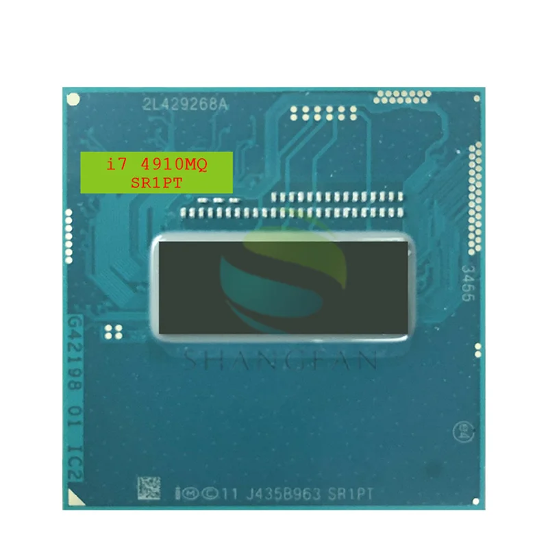 

For inte Core i7-4910MQ i7 4910MQ SR1PT 2.9 GHz Quad-Core Eight-Thread CPU Processor 8M 47W Socket G3 / rPGA946B