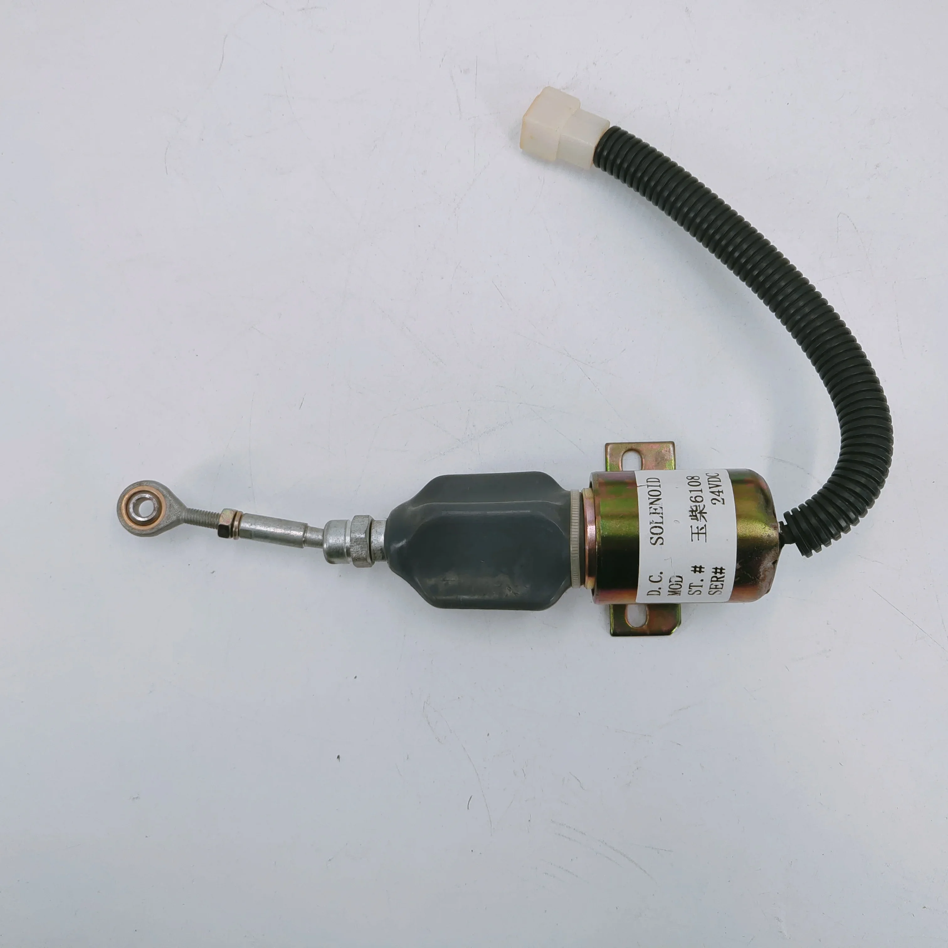 For excavator accessories Yuchai YC 50 60 85 135-8 flameout solenoid valve switch oil stop valve oil stop