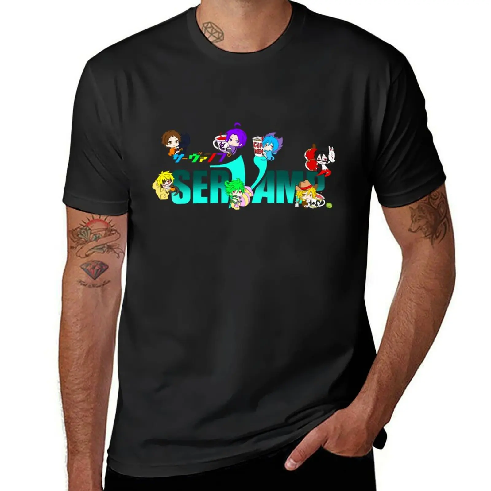 

SerVamp T-shirt sweat funnys oversized mens t shirt graphic