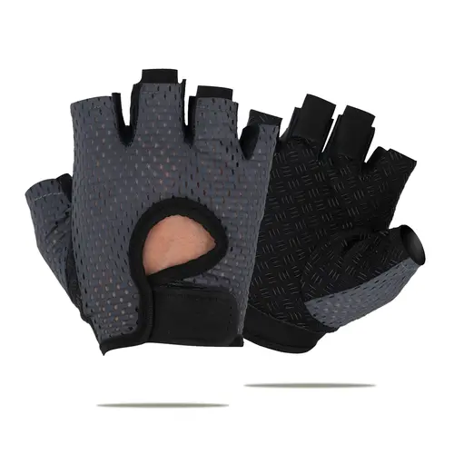 WRELS Gym Fitness Gloves For Women, Breathable Half Finger Anti-Slip Gloves For Bicycle Cycling Weight Lifting Yoga - Image 7