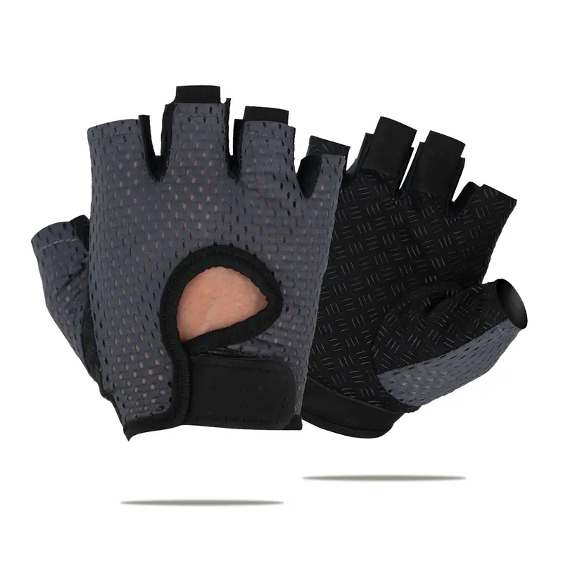 WRELS Gym Fitness Gloves For Women, Breathable Half Finger Anti-Slip Gloves For Bicycle Cycling Weight Lifting Yoga - Image 7