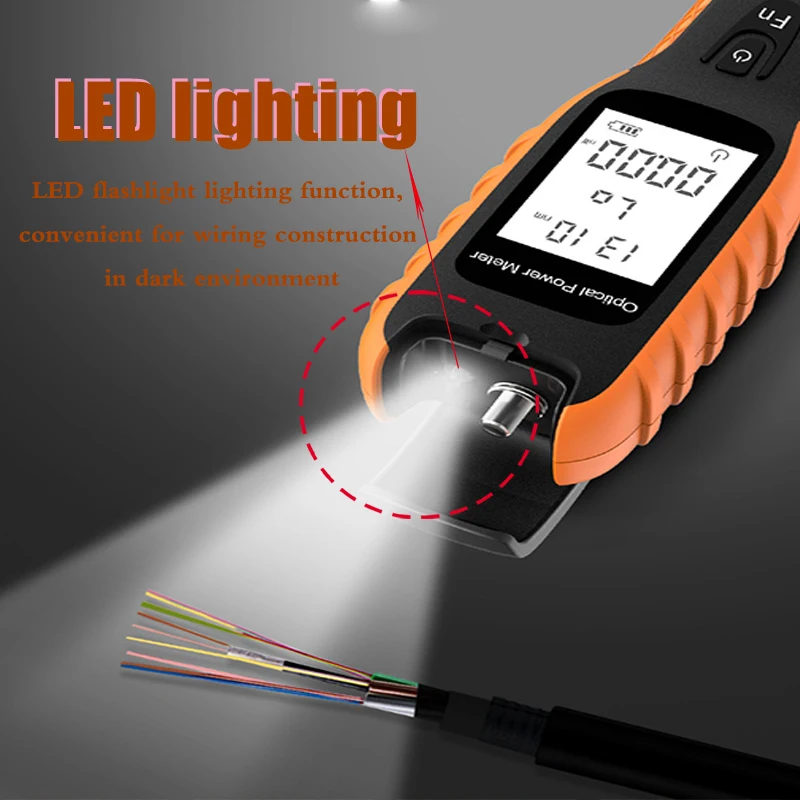 Optical Power Meter MINI 5G Meter Optical Light Source Optical Fiber Power MeterFiber Optic Equipment Fiber Optic Tester free