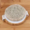 Professional Dry Brush Dry Skin Body Brush Cellulite Massager with Horsehair Back Brush Scrubber Skin Clean and Exfoliation 4