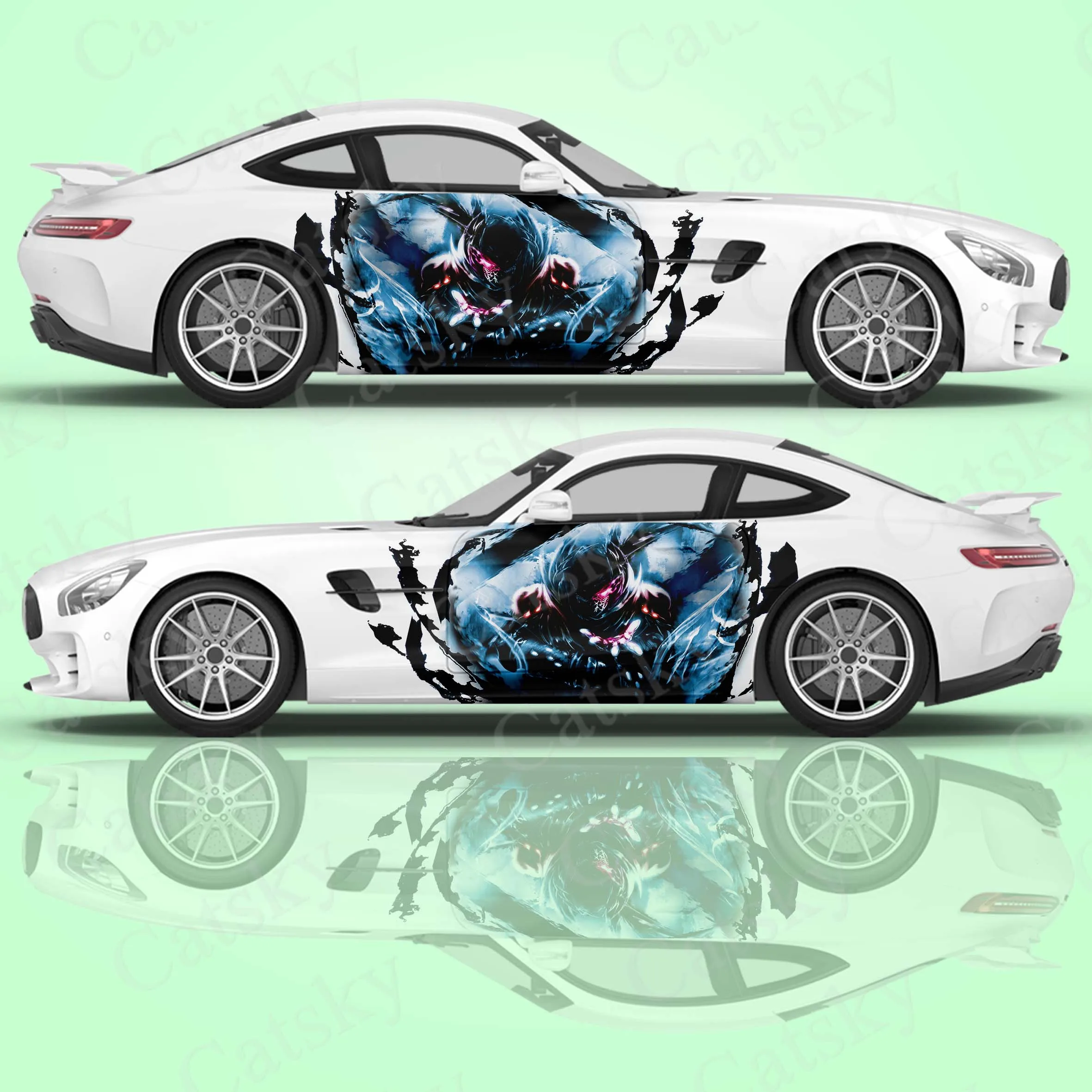 H2 Decal Flower car decals  Side stickers decal for door kawaii stickers   Easy to wrap and remove  Side large decal anime sticker accessories Ford  truck decals aesthetic car accessories