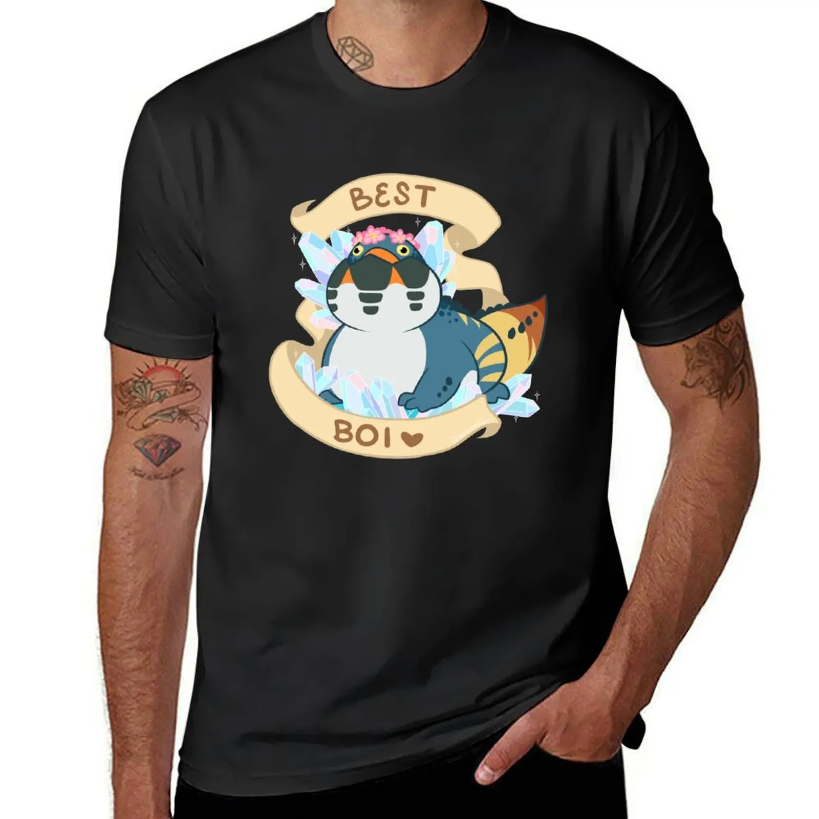 

Dodogama Best Boi (MonHun: World) T-Shirt plus size tops sweat tees blacks heavy weight t shirts for men