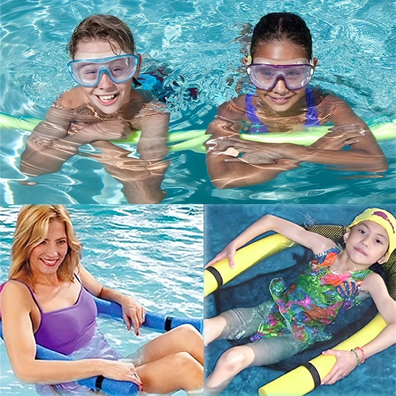 Floating Pool Chair Comfortable Fabric Lounger Easy Fold Ideal For Adult Relaxation Swimming