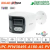 Dahua Original IPC-PFW3849S-A180-AS-PV 2x4MP TiOC Duo Splicing Fixed-focal Bullet WizSense Network Camera 180° Wide Angle Image 1