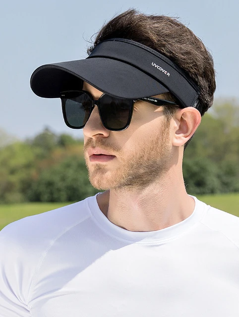 Unisex Sports Sun Hats Summer Ice Silk Cotton Empty Top Visor Caps Tennis  Running Sunscreen Hat Men Women's Anti-UV Sunshade Cap - AliExpress