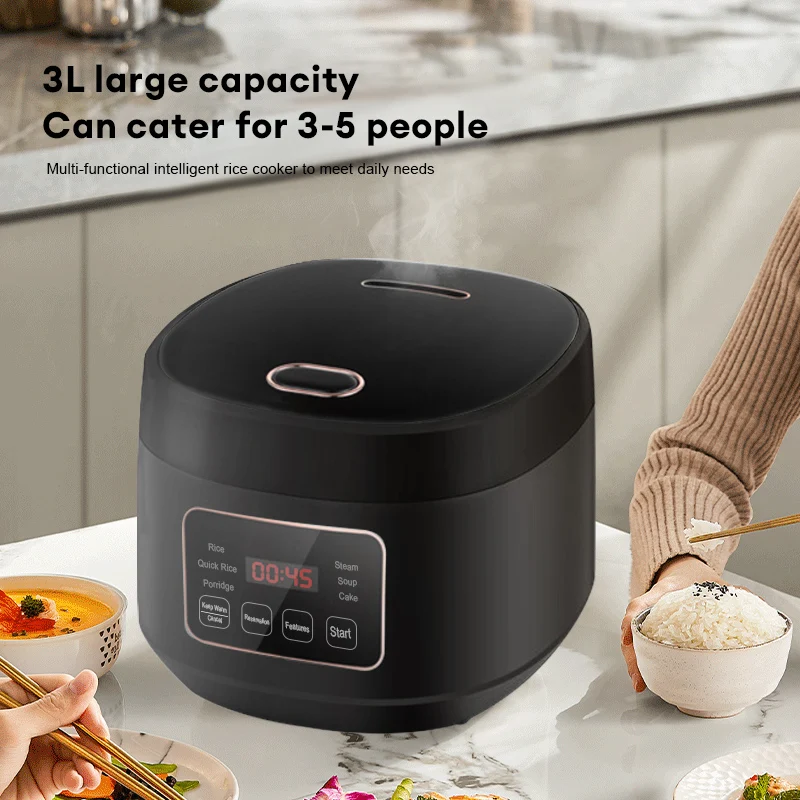 Description Picture 6 of itemElectric Rice Cooker Household Smart Multifunction Rice Cooking Machine Non-stick Liner For Food Warmer 3L Automatic Rice Cooke