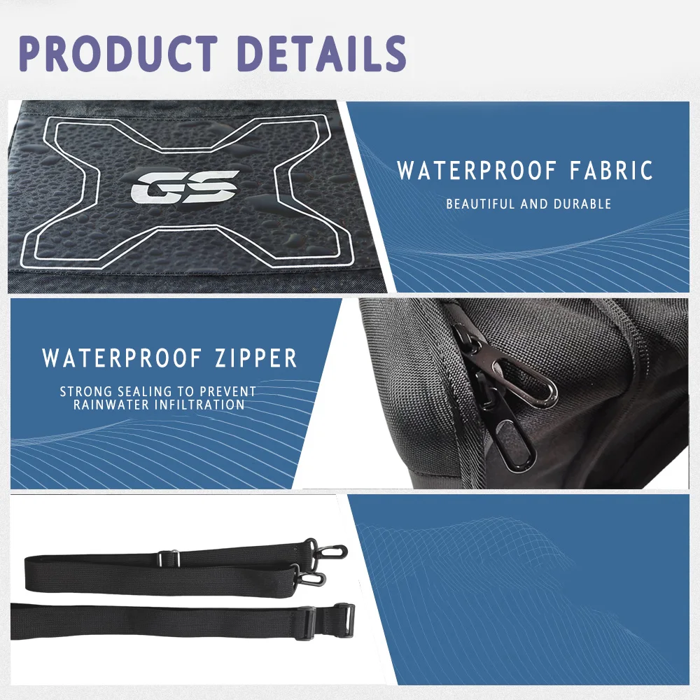 For BMW R1250GS Adventure GS1250 ADV R1200 GS GSA LC Moto Tailbag Saddlebags Toolbag Motorcycle Vario Case Inner Bags