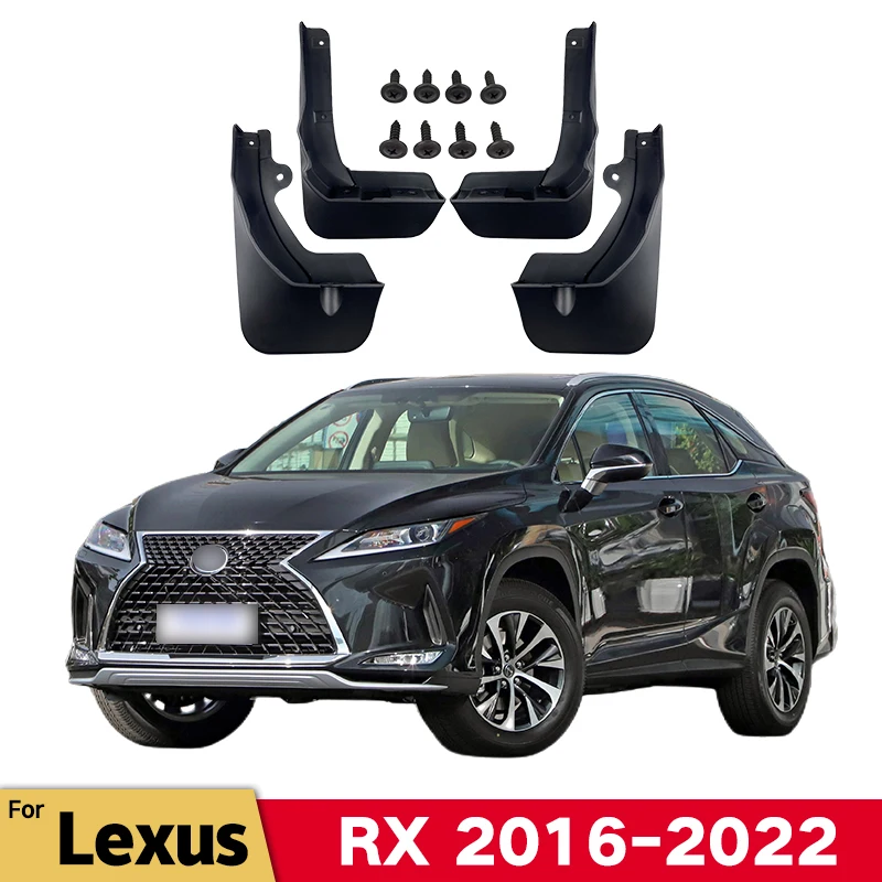 

MudFlaps For Lexus RX 300 350 450 200T AL20 2016-2022 Mudguards Mud Flaps Splash Guards Front Rear Fender Car Accessories 4Pcs