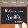Personalized Doormat Entrance Welcome Mats Hallway Doorway PVC Rugs Custom Floor Mat Carpet Dust Proof Any Color Any Logo 4