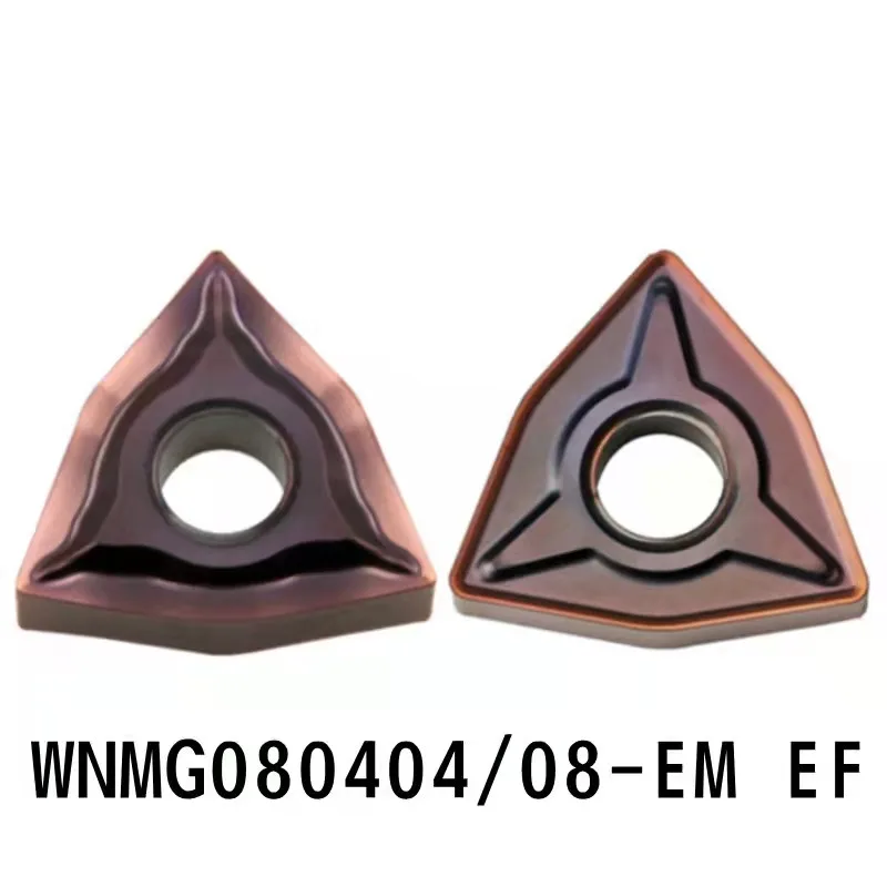 

10Pcs WNMG080404-EF WNMG080408-EF YBG205 WNMG080404-EM WNMG080408-EM YBG205 100% ZCC.CT Insert YBG205 Process Stainless Steel