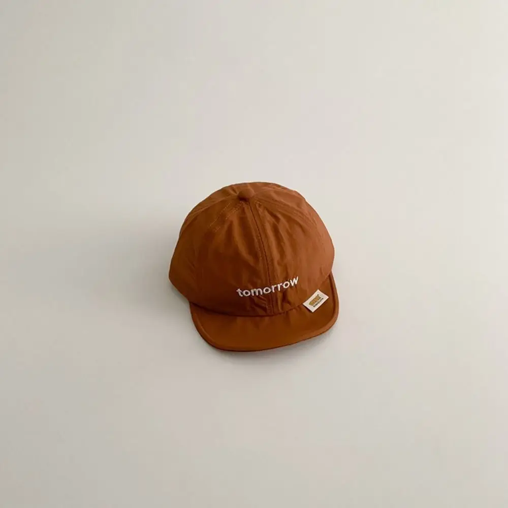 New Summer Letter Baseball Cap Quick-drying Soft Baby Peaked Hat Thin Breathable Children Visors Cap Kids