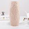 Nordic PP Flower Vase Plastic Vase Unbreakable Vases Home Decor European Imitation Rattan Pot Simplicity Basket Arrangement 1
