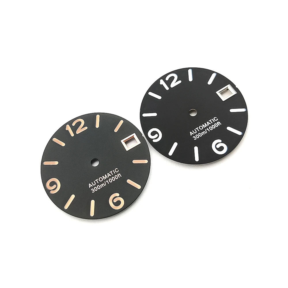 28.5mm Green Luminous Watch Dial Face for Japanese NH35/NH36/4R/7S Movement Watch Repair Replacement watch face accessories watch dial accessories