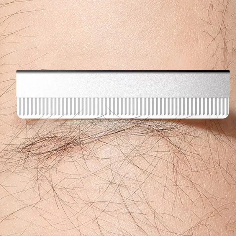Eyebrow Trimmer Blades Eyebrow Cutter Equipment Super Feather Cut Special Platinum Coated Edge Razor Blades 10pcs/pack