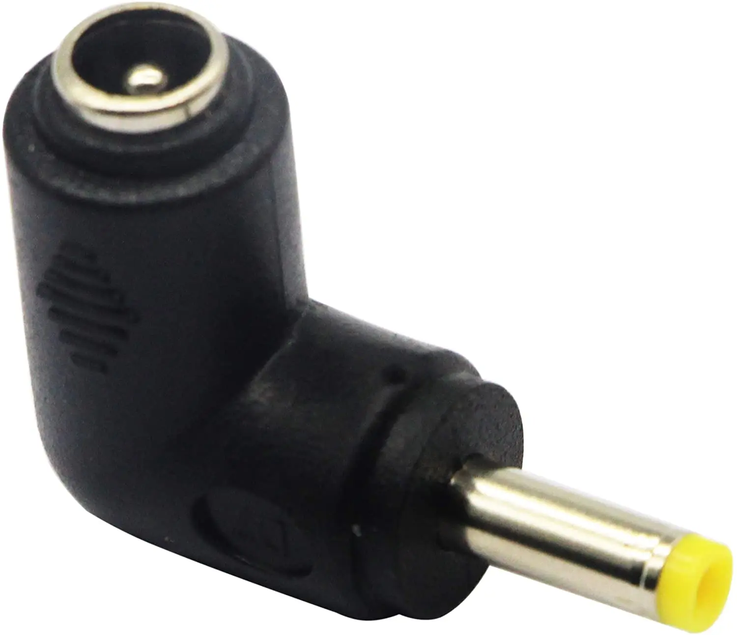 2pack DC4.0x1.7mm Male 90 Degree Angle to DC5.5x2.1mm Female Adapter DC Barrel Power Jack Charging Cable Connector for Tablet