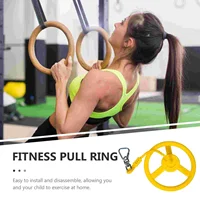 Ninja Wheel Gym Equipment Monkey Ring Kids Exercise Indoor Hanging Grip Balance Abs Children Lifting 2