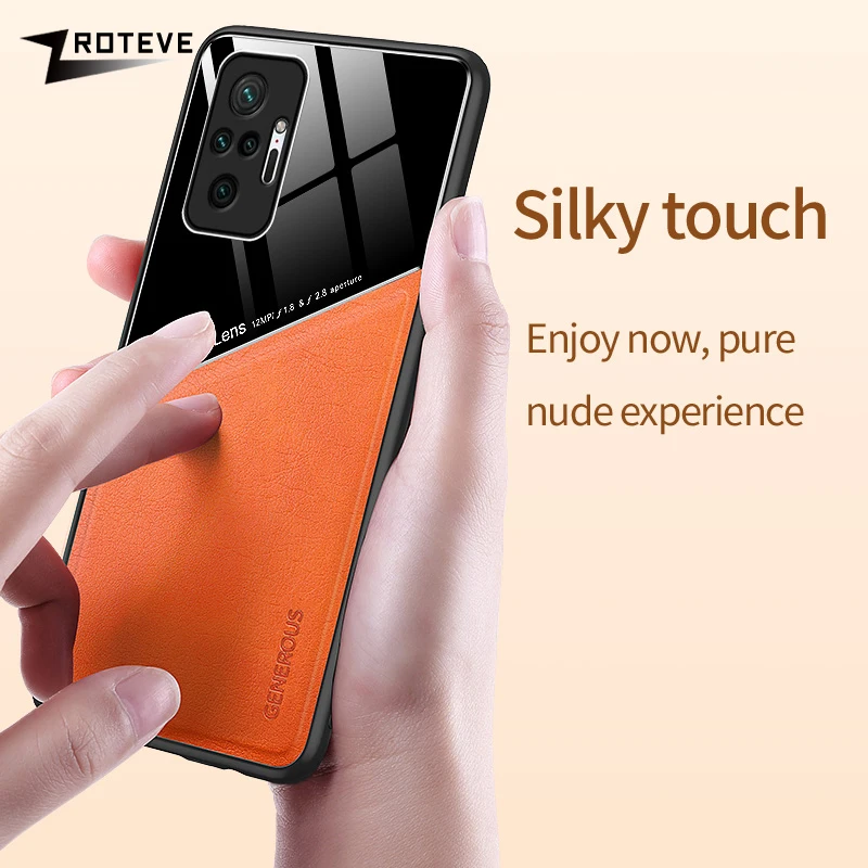 Premium PU Leather Protective Case - Soft Frame & Hard PC Cover - Elegant Design