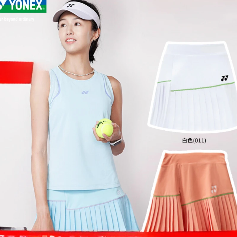 New YONEX Badminton Dress Women's pleated skirt Tennis skirt YY Sports 220135