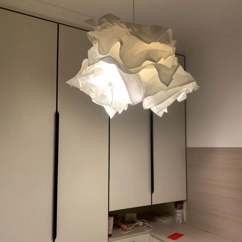 Paper Lamp Shade 1 pc Modern Nordic European Cloud Chandelier Lampshade