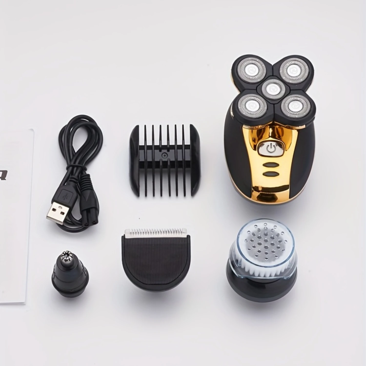 Floating Five-blade Head, Full Body Wash, Car , Power Safety , Shaved Head