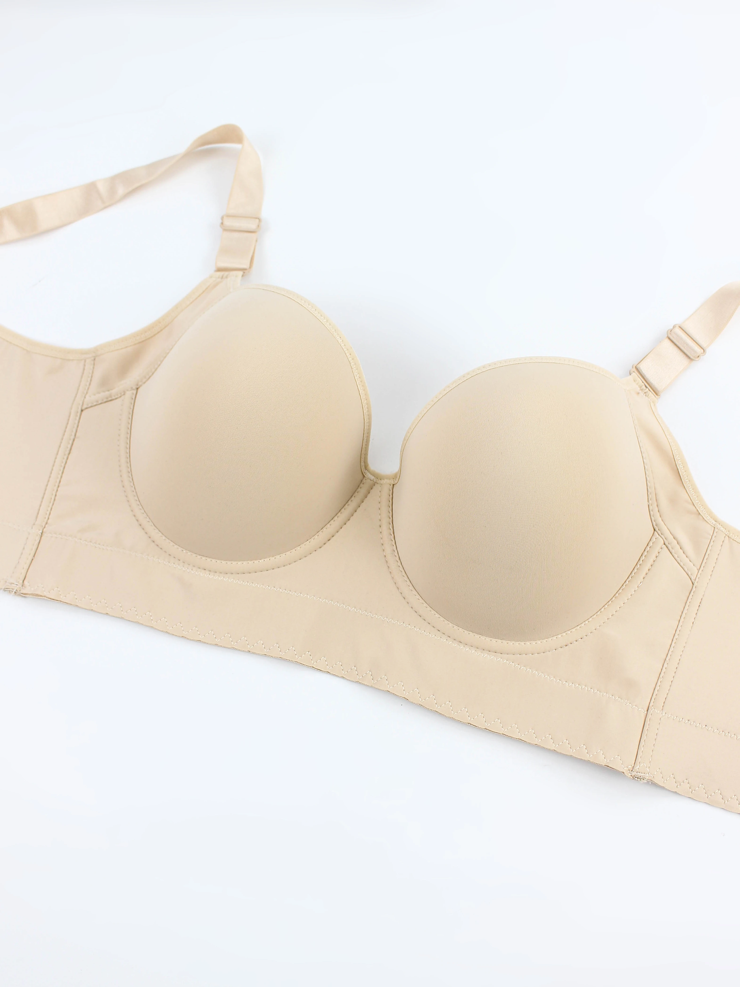 Western sizes of underwear with steel rims, gathered together to prevent sagging, sporty and beautiful back, deep V-bra 3
