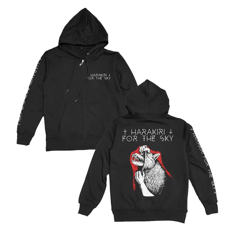 

Harakiri for The Sky Dark Death Heavy Metal Zipper Hoodie Sweatshirt Mens Pop Rock Hoodies Coat