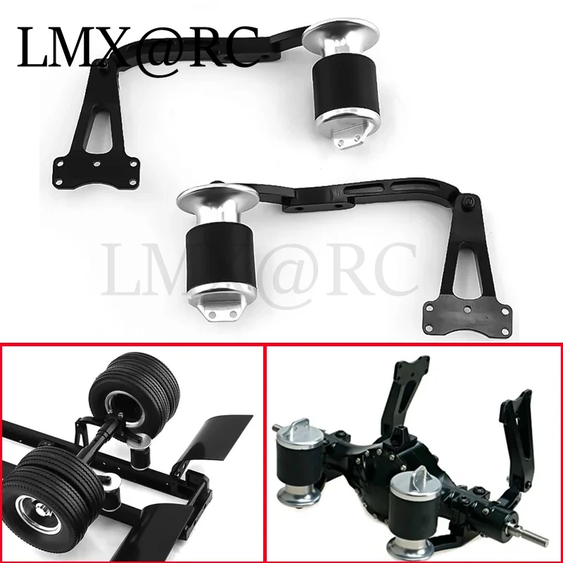 1 Pair Air Pneumatic Suspension Shock Absorbers For Tamiya 1/14 RC Truck Tractor Trailer Car Tipper SCANIA Actros MAN VOLVO DIY