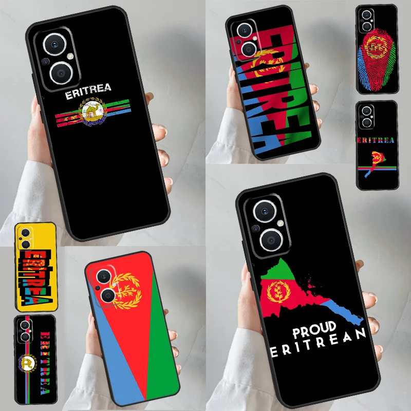 Eritrea Flag Funda Per Oppo Find X6 X5 Pro X2 X3 Neo Lite Oppo Reno 6 7 8 Lite 2 3 4 5 Z 8T Custodia Per Telefono