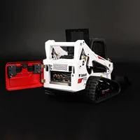 New JD-165 1/14 Remote Control Hydraulic Skid Steer Loader SM770 RC Crawler Bobcat Engineering Vehicle 2