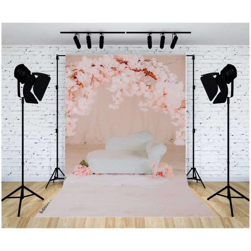

ZHISUXI Newborn Portrait Backdrop Floral Swing Birthday Artistic Basket Stars Baby Studio Photography Background 22930 ZZ-17
